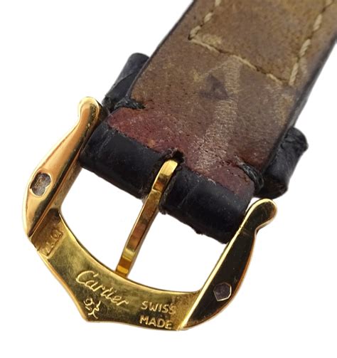 cartier gold watch buckle